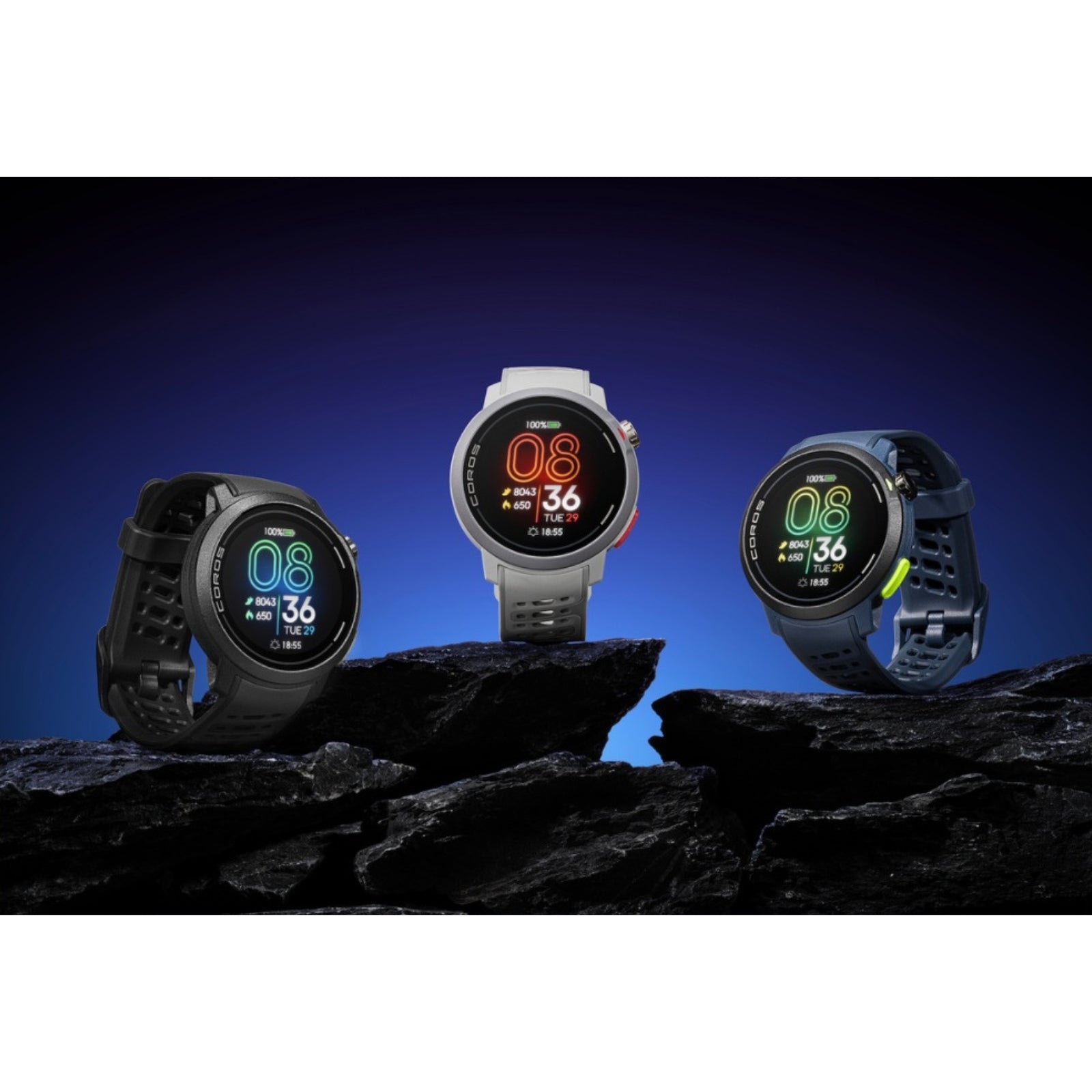 Coros PACE Pro Blauw / Navy - GPS sport- & adventure horloge