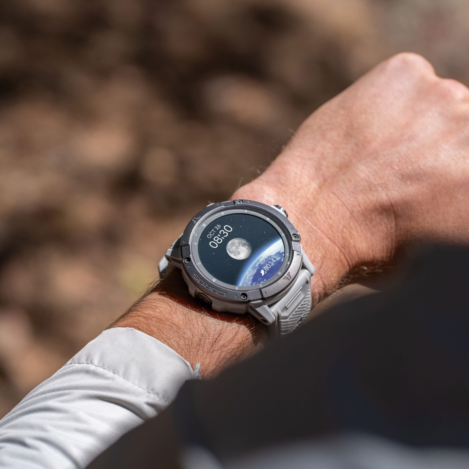 Coros Vertix 2S Moon Grey - Premium GPS Sport- & Adventure Horloge