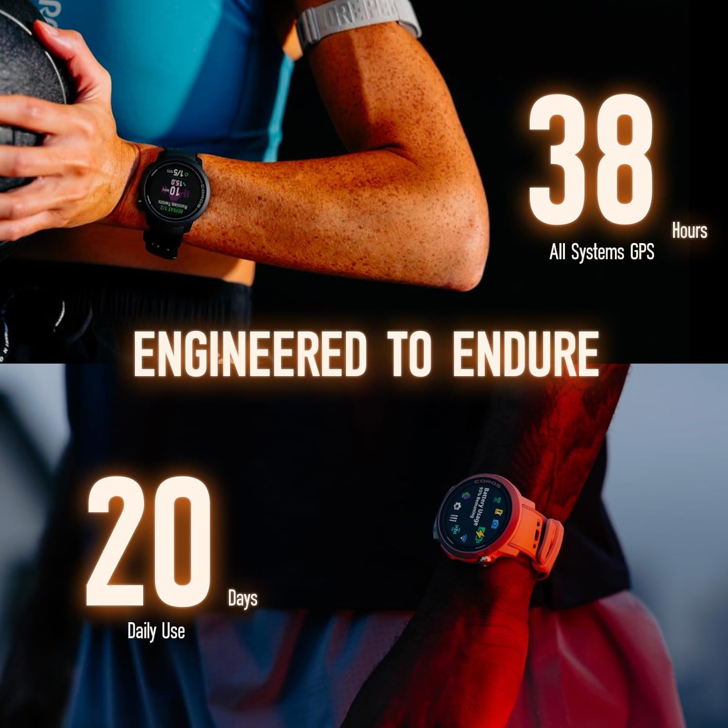 Coros PACE Pro Blauw / Navy - GPS sport- & adventure horloge