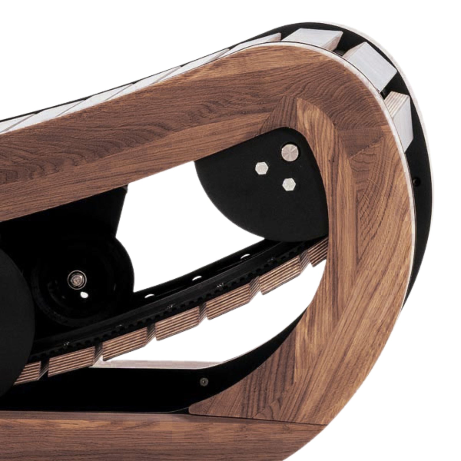 NOHRD SprintBok V2 Vintage Eiken motorloze houten loopband - Gebeitst eikenhout - gratis installatie