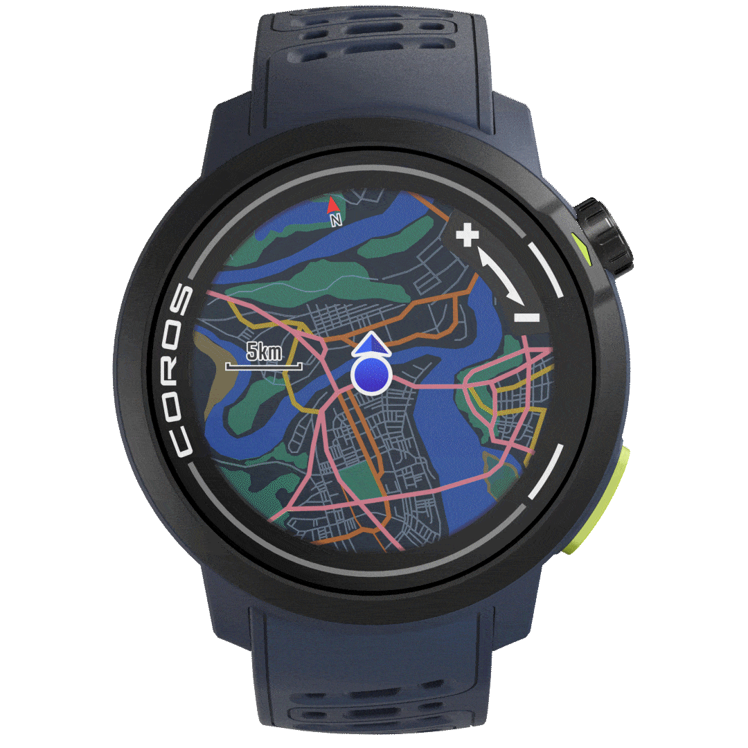 Coros PACE Pro Blauw / Navy - GPS sport- & adventure horloge
