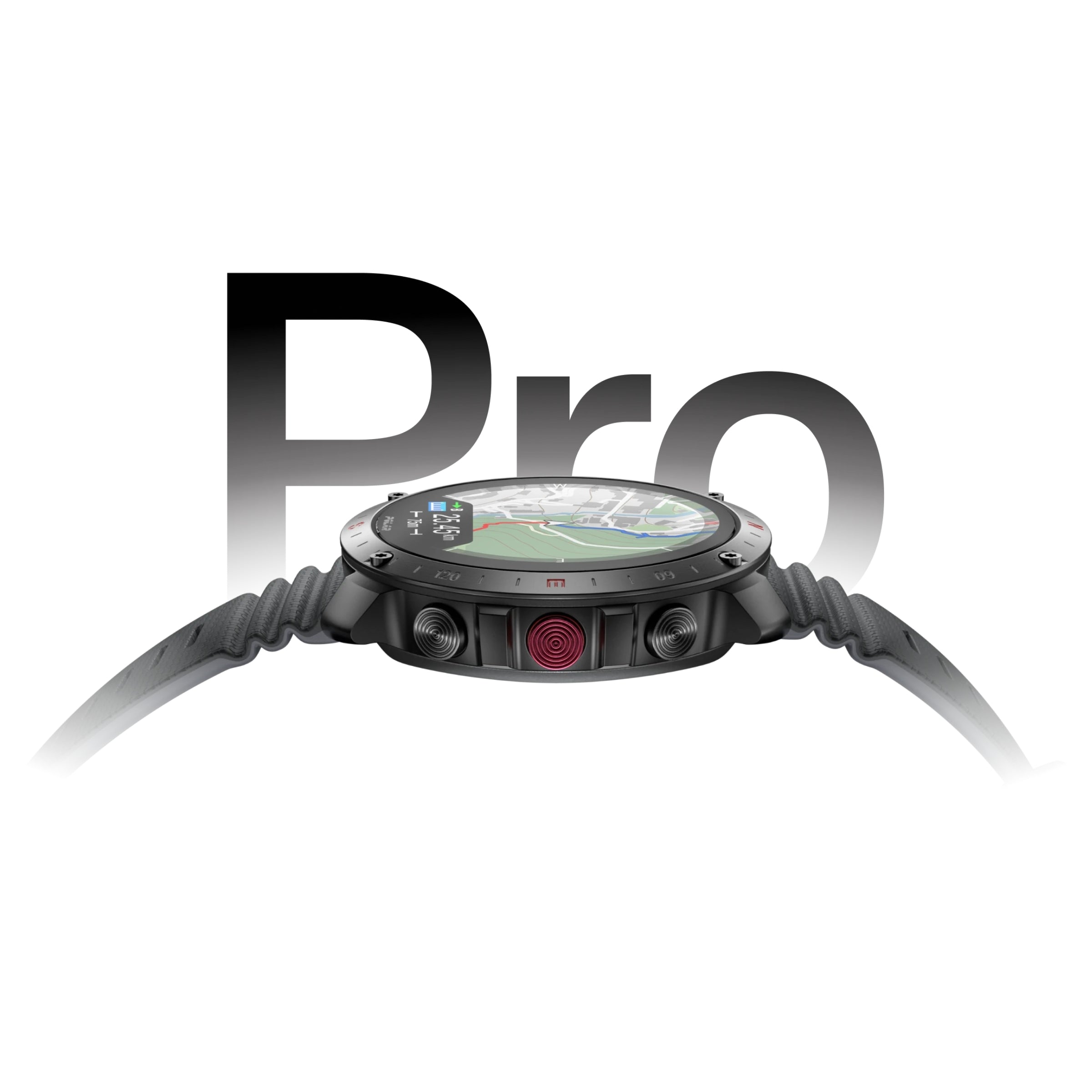 Polar Grit X2 Pro Night Black Premium Multisporthorloge S-L - Zwart