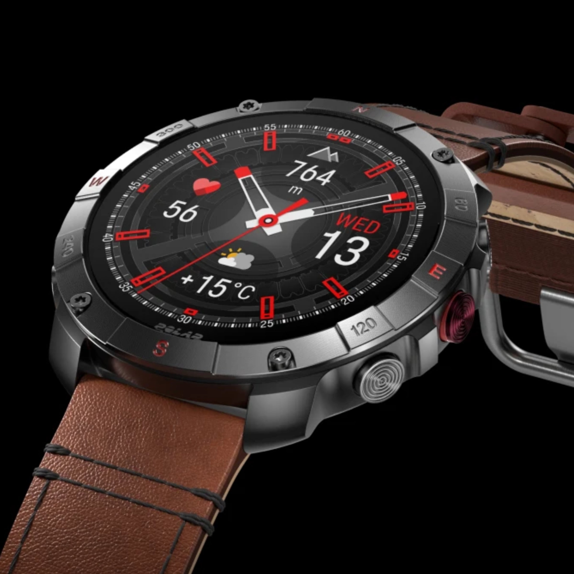 Polar Grit X2 Pro Titan Premium Multisport & Outdoor Horloge M-L