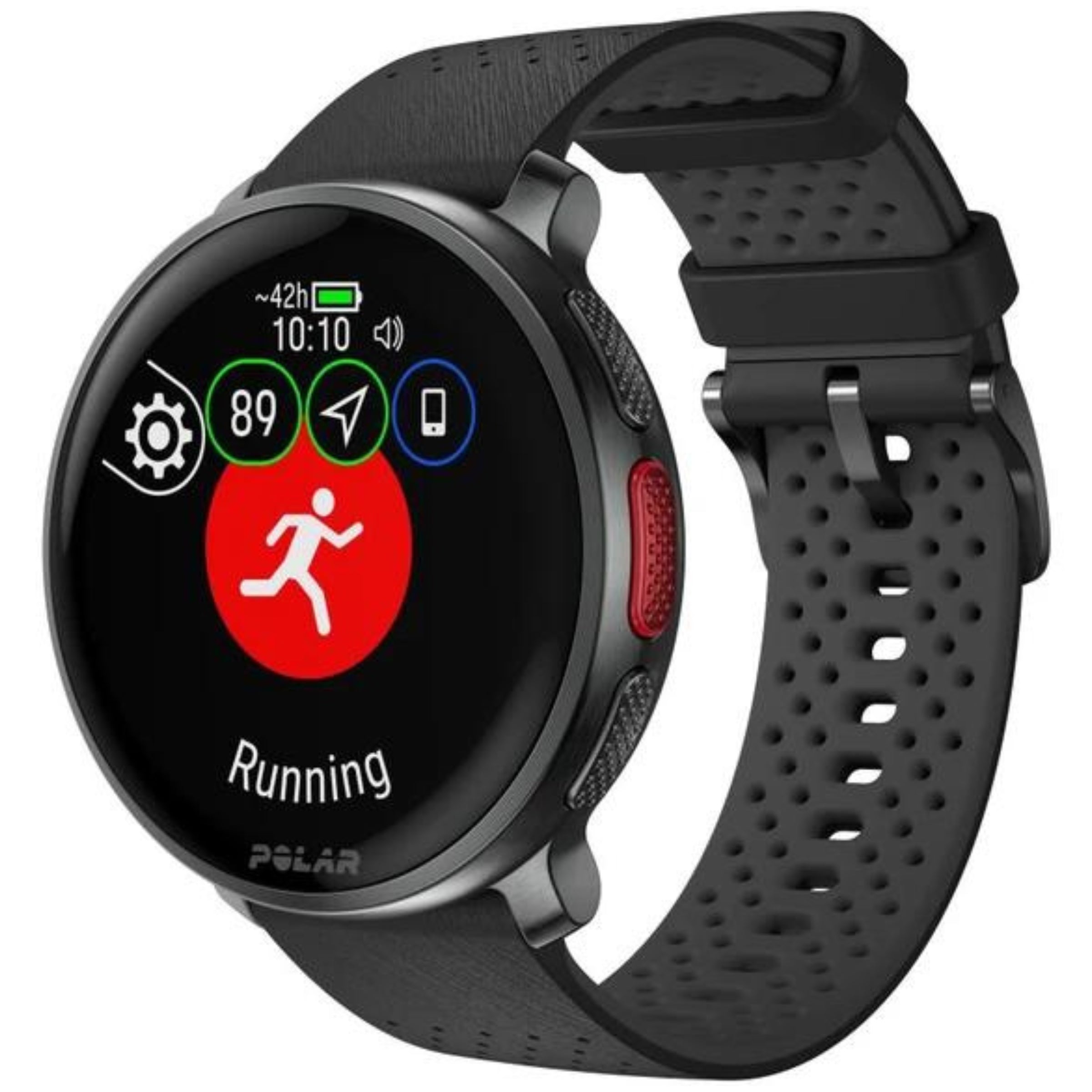 Polar Vantage V3 Night Black Premium Multisporthorloge S-L - Zwart