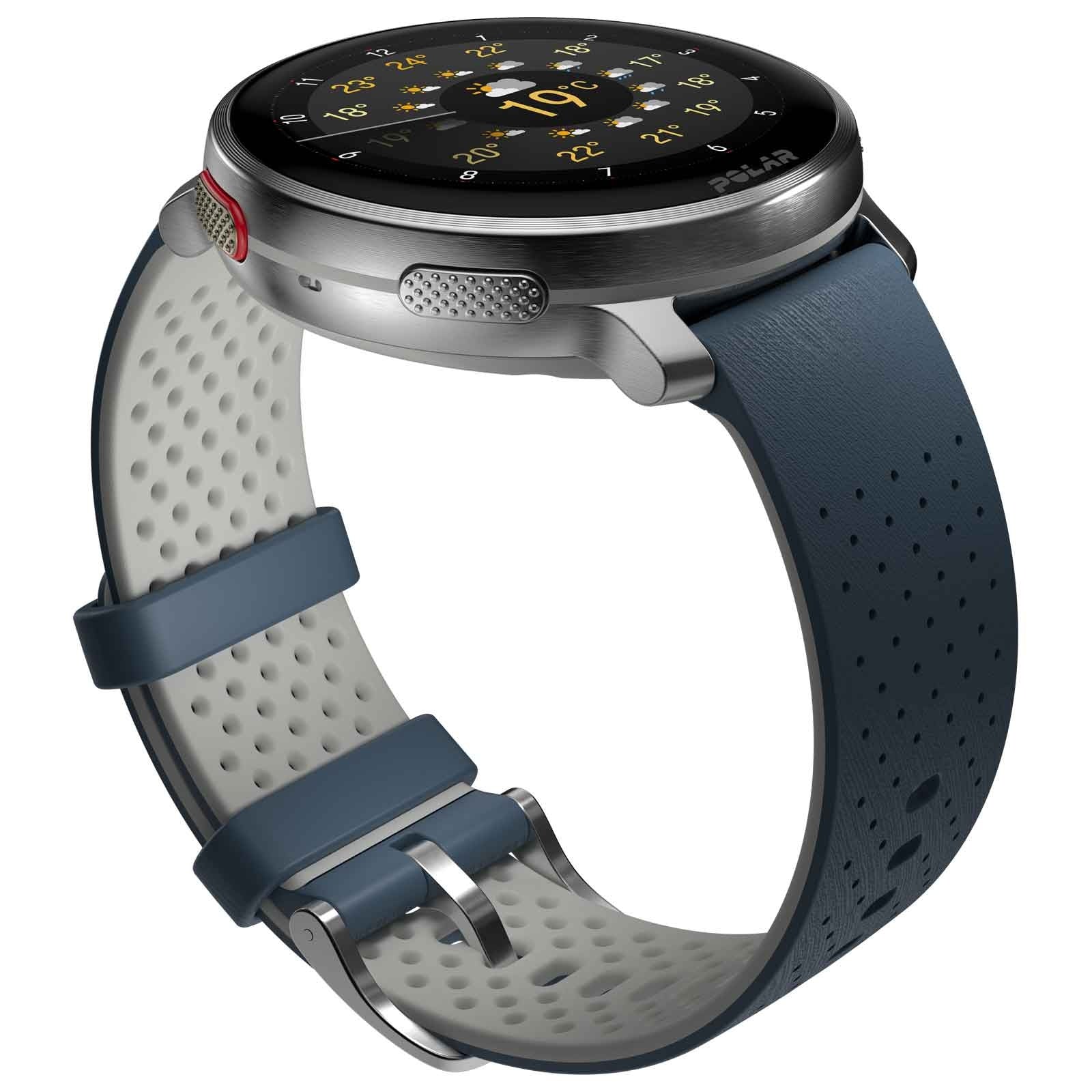 Polar Vantage V3 Sky Blue Premium Multisporthorloge S-L - Blauw