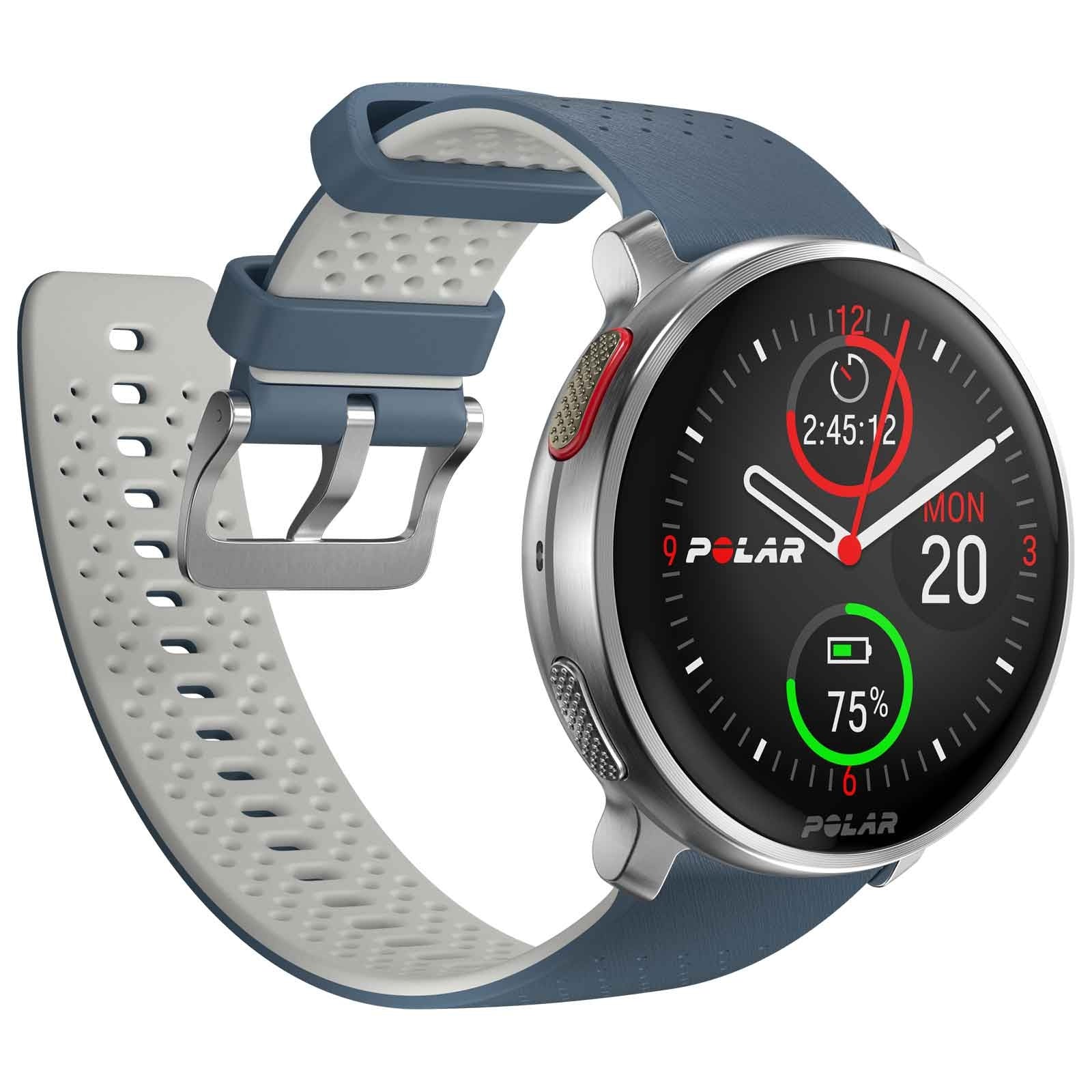 Polar Vantage V3 Sky Blue Premium Multisporthorloge S-L - Blauw