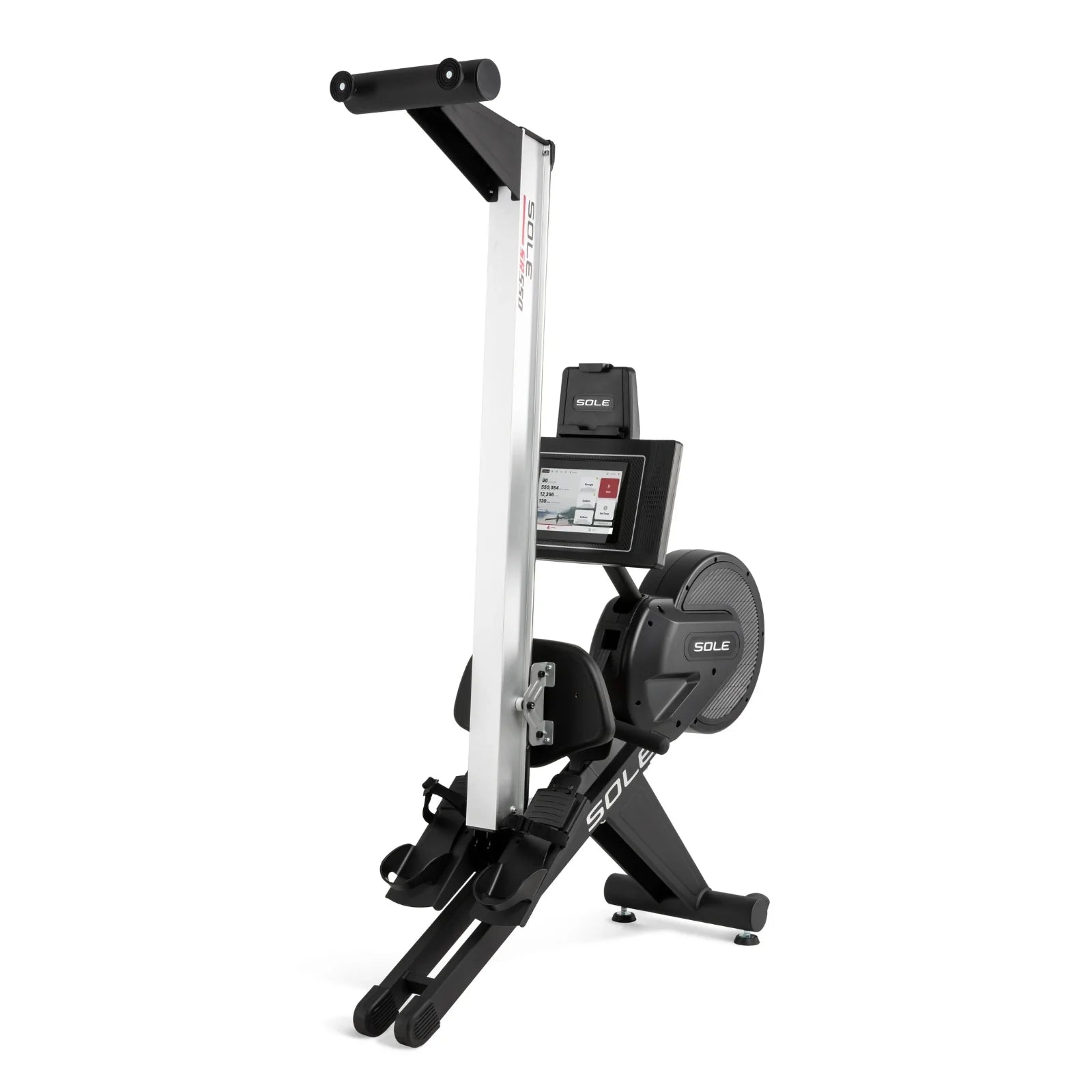 Sole Fitness SR550 roeitrainer met touchscreen entertainment scherm