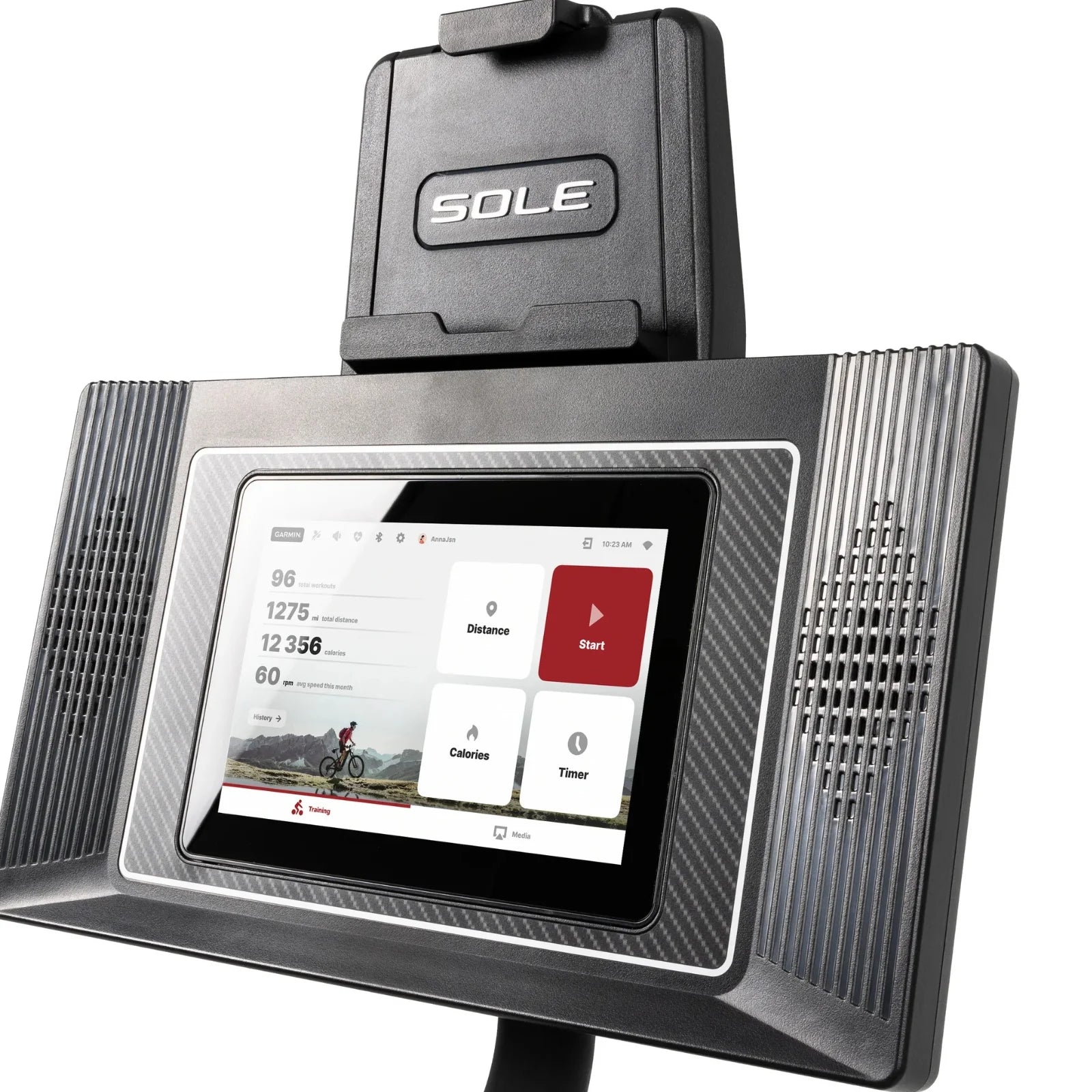 Sole Fitness SB1200 spinningfiets met touchscreen entertainment scherm