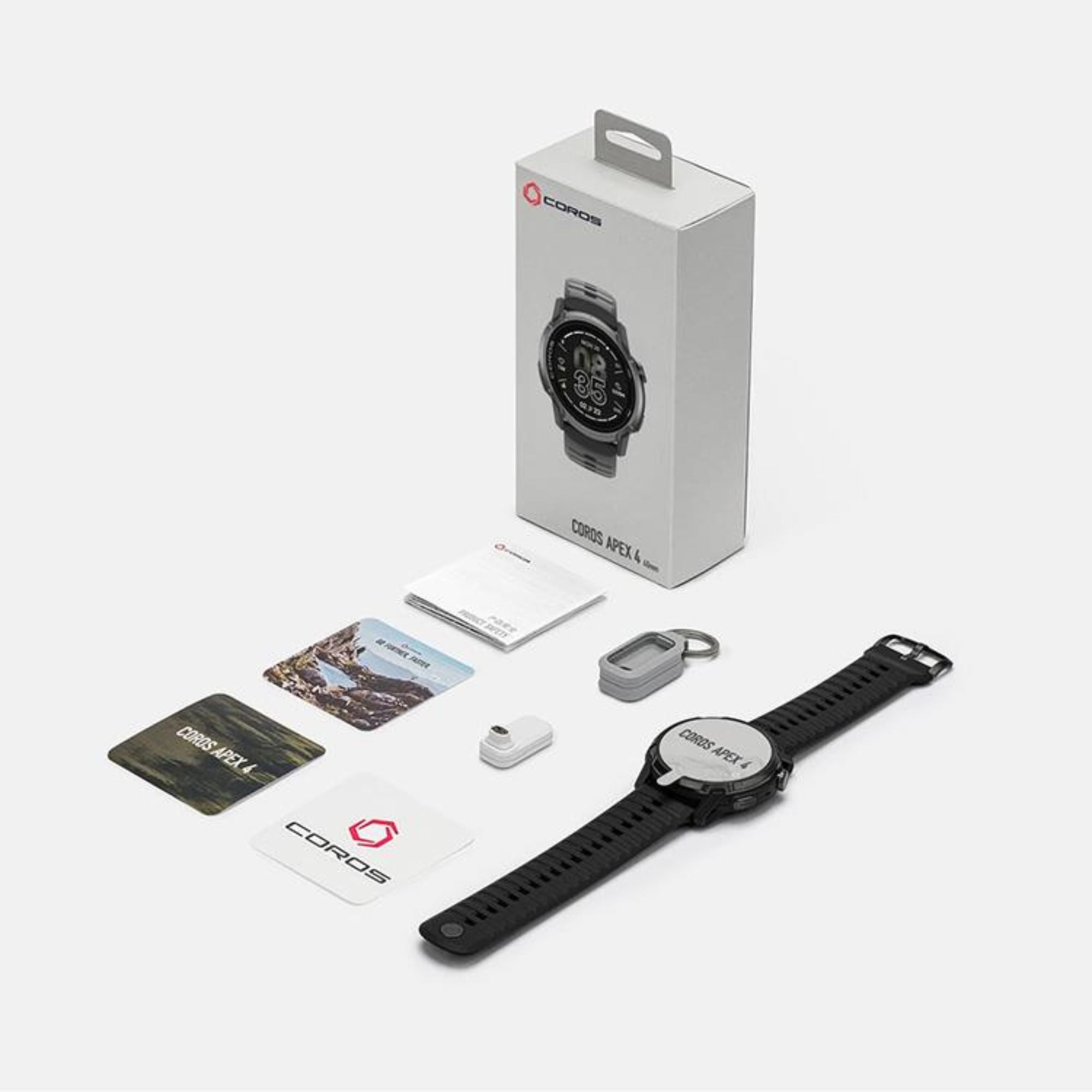 Coros Apex 4 46mm Zwart - GPS Sport- & Adventure Horloge