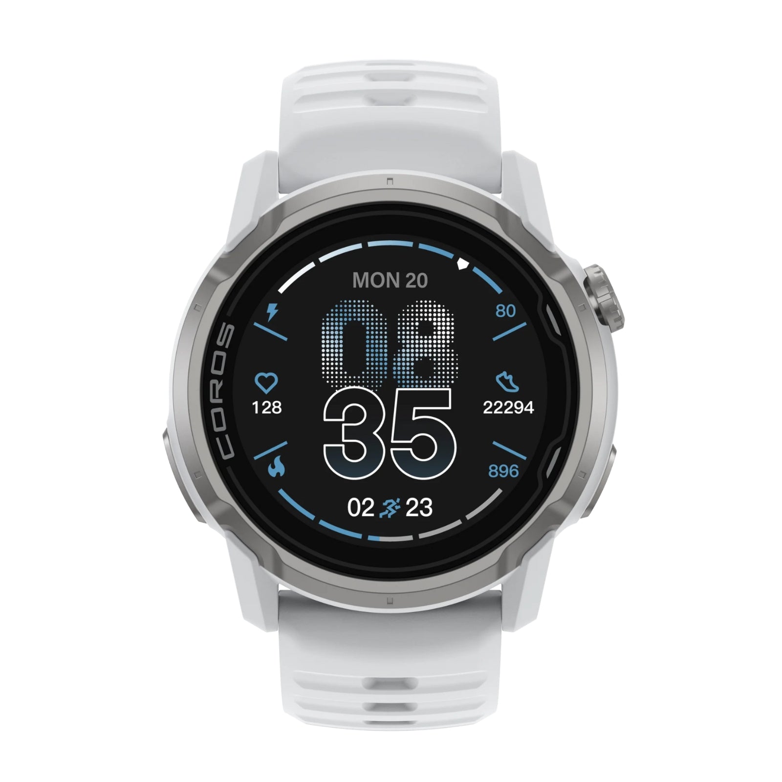 Coros Apex 4 46mm Wit / White - GPS Sport- & Adventure Horloge