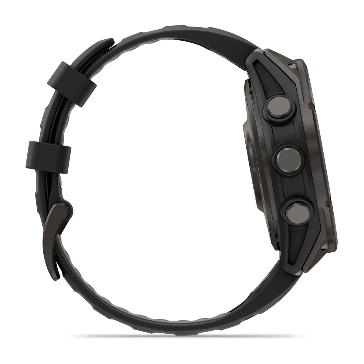 Garmin Fenix 8 Pro (47 mm) Sapphire - Premium AMOLED Multisport Smartwatch - Carbon grey DLC-titanium met zwarte/pebble grey siliconen band