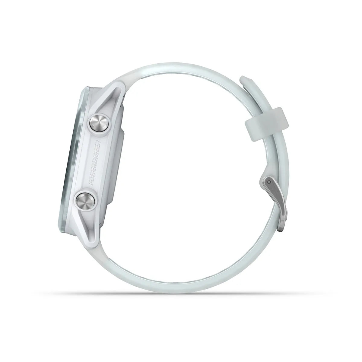 Garmin Forerunner 570 (42mm) Cloud blue aluminium met transparante whitestone/cloud blue band - Premium smartwatch voor hardlopen met AMOLED-scherm