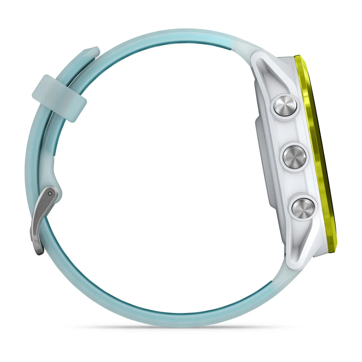 Garmin Forerunner 570 (47 mm) Amp yellow aluminium met whitestone/turquoise band - Premium smartwatch voor hardlopen met AMOLED-scherm