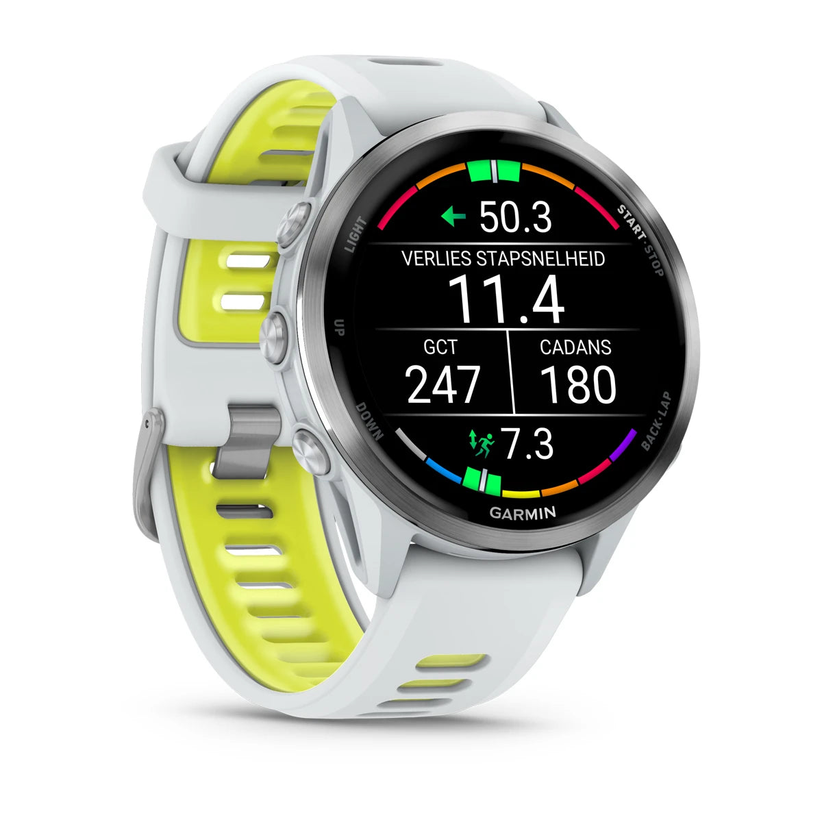 Garmin Forerunner 970 wit - Premium smartwatch voor hardlopen met AMOLED-scherm