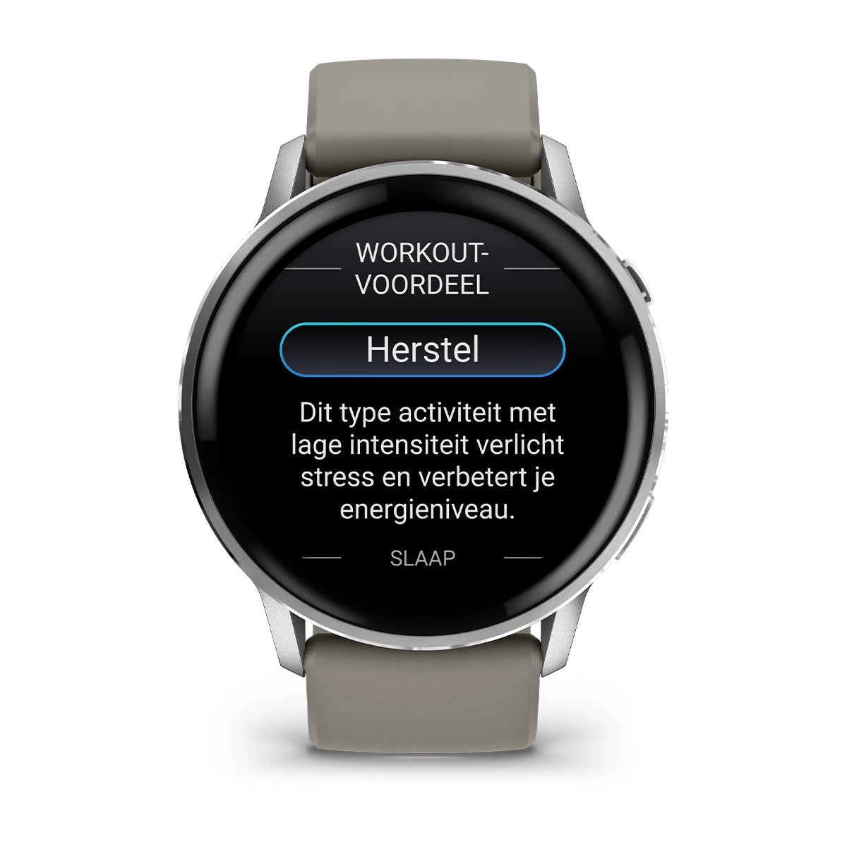Garmin Venu 4 (45 mm) zwart - Fashion/Sport Hybride Smartwatch - Zilver met zilvergrijze siliconen band