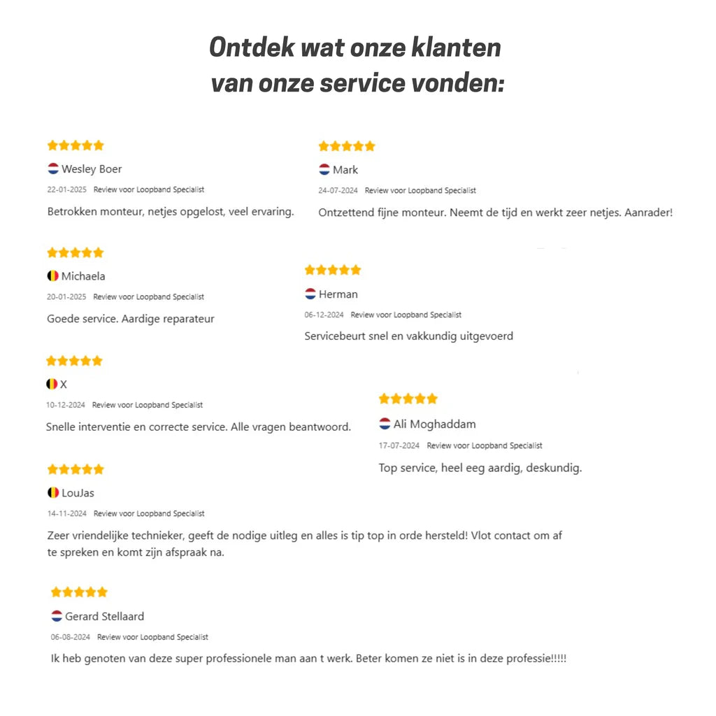 De LoopbandSpecialist Handleiding: zelf de meest voorkomende loopbandproblemen oplossen