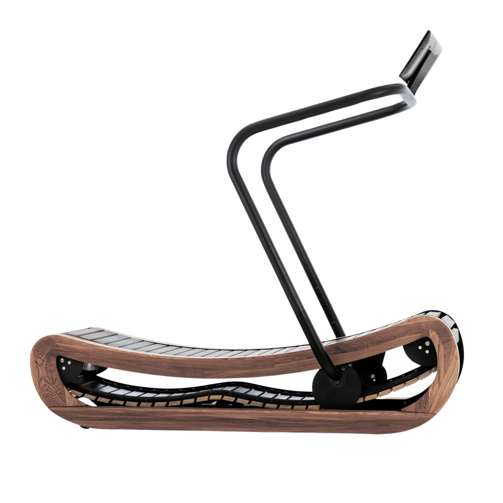 NOHRD SprintBok Pro Vintage Eiken motorloze houten loopband - Gebeitst eikenhout - gratis installatie