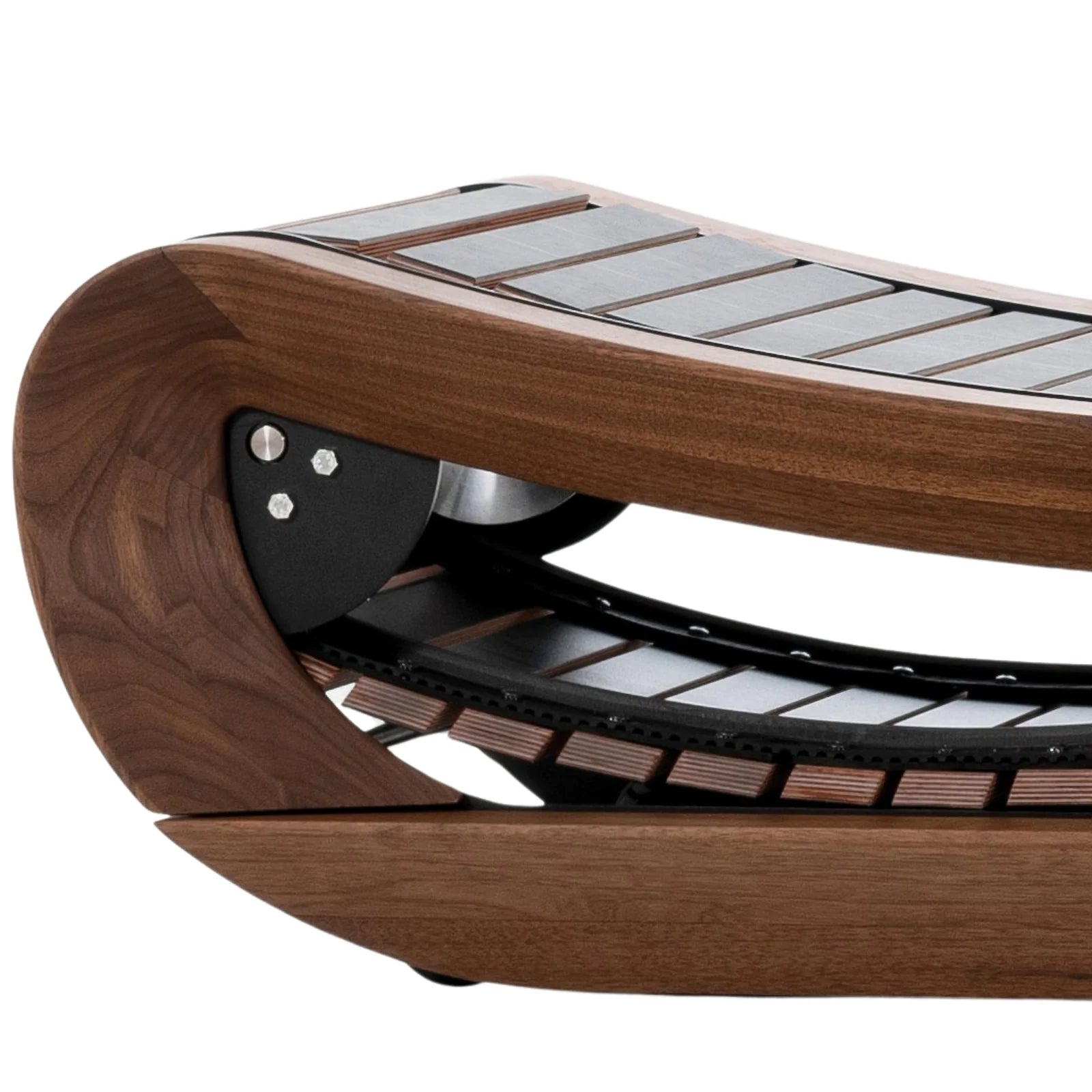 NOHRD SprintBok Pro Walnoot motorloze houten loopband - Notenhout - gratis installatie