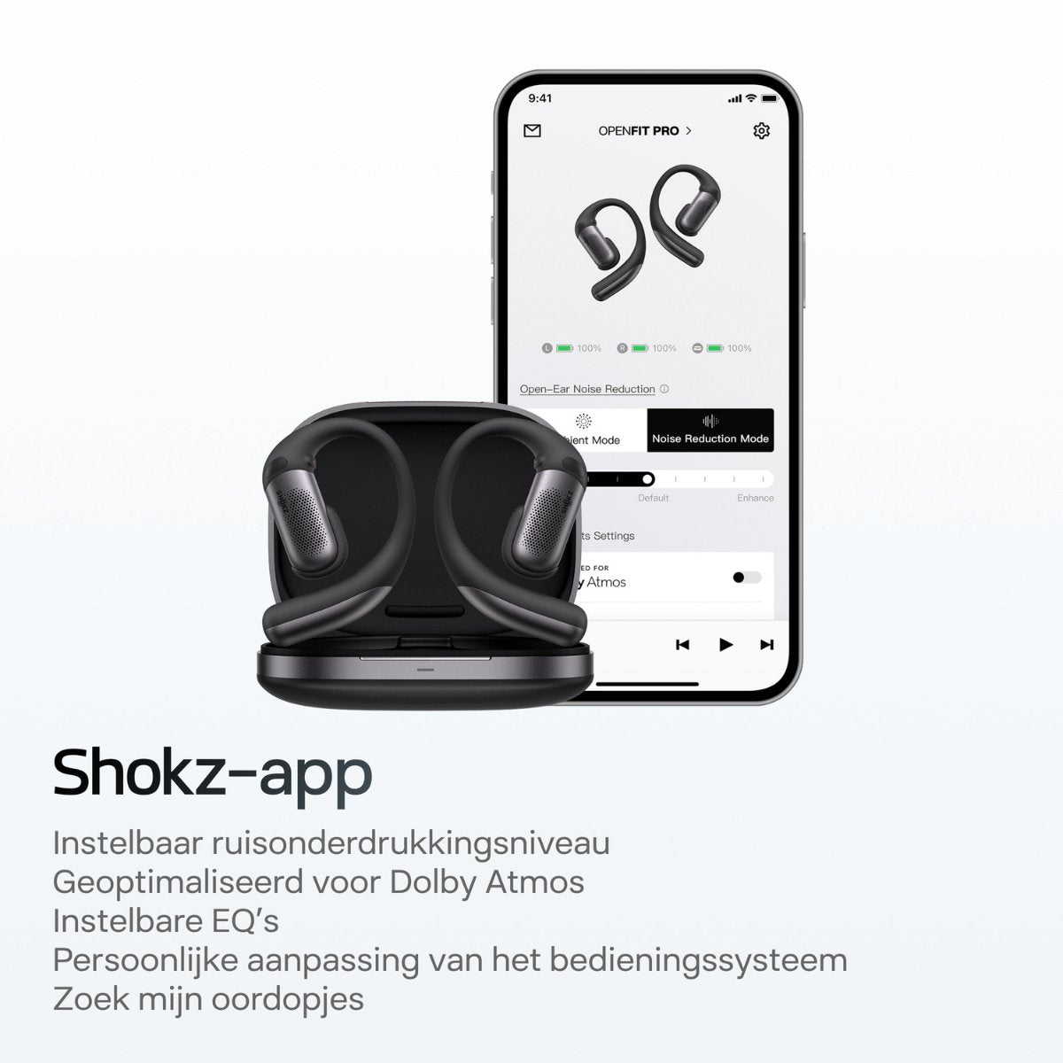 Shokz OpenFit Pro - Draadloze oortjes