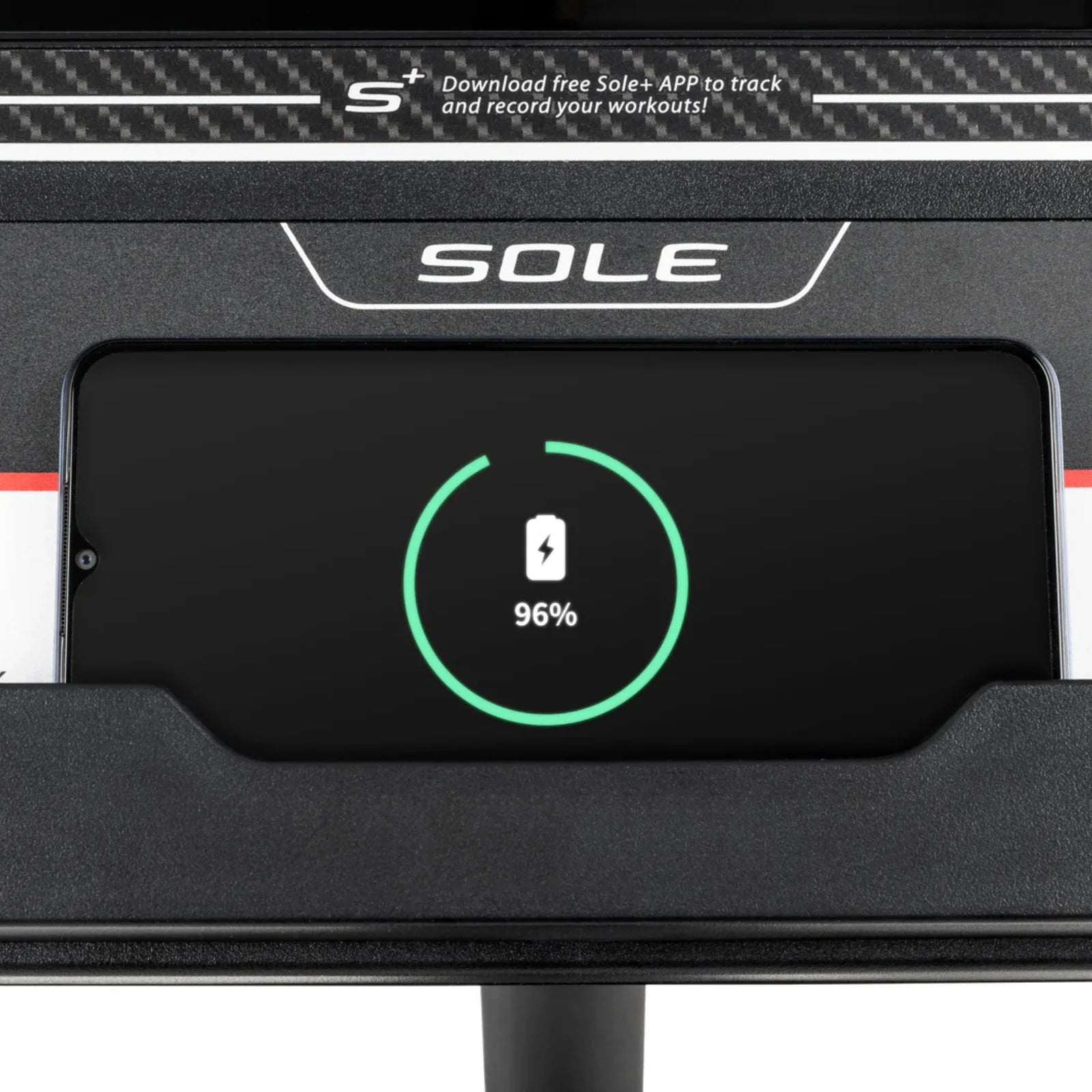 Sole Fitness LCR recumbent bike ligfiets - touchscreen entertainment scherm