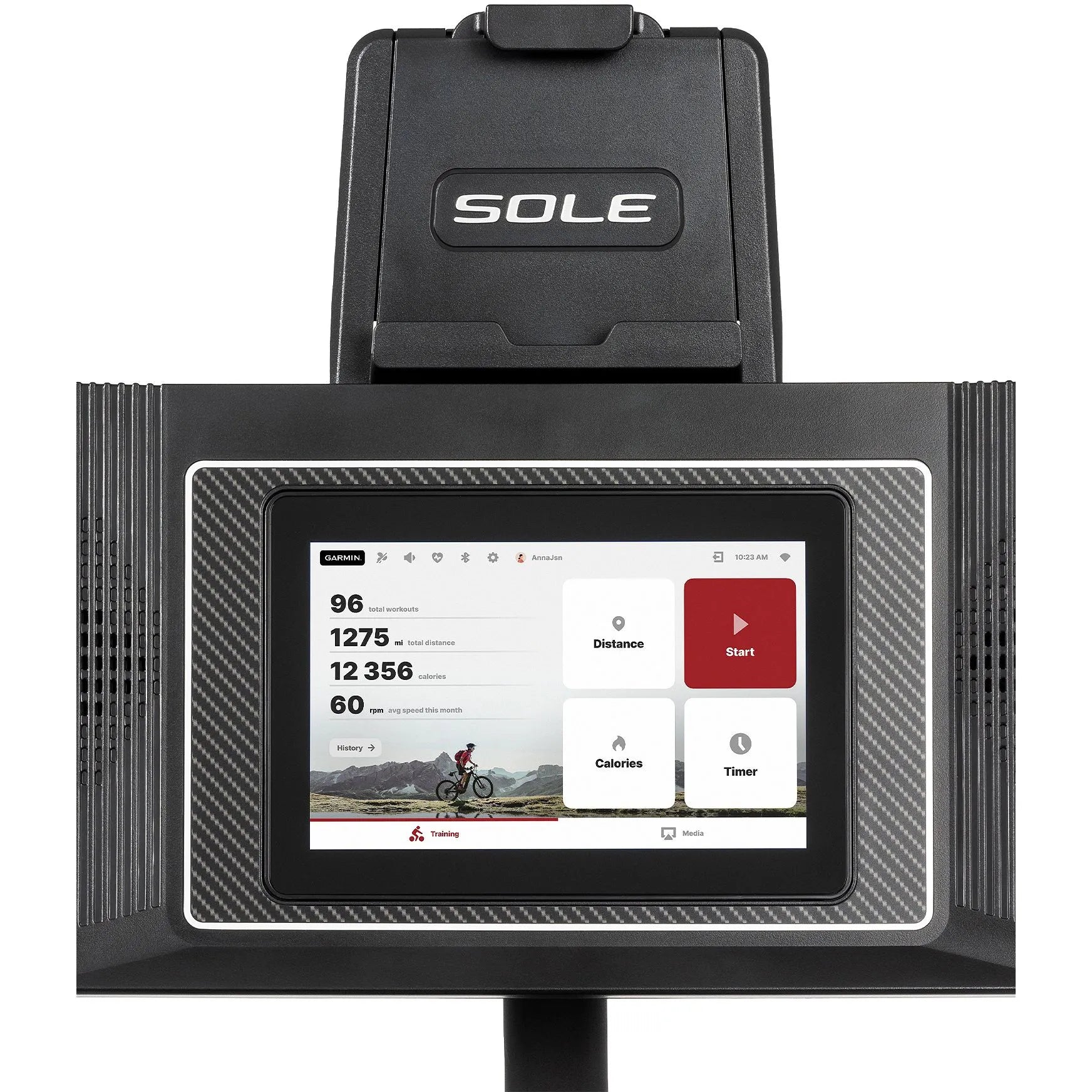 Sole Fitness SB1200 spinningfiets met touchscreen entertainment scherm