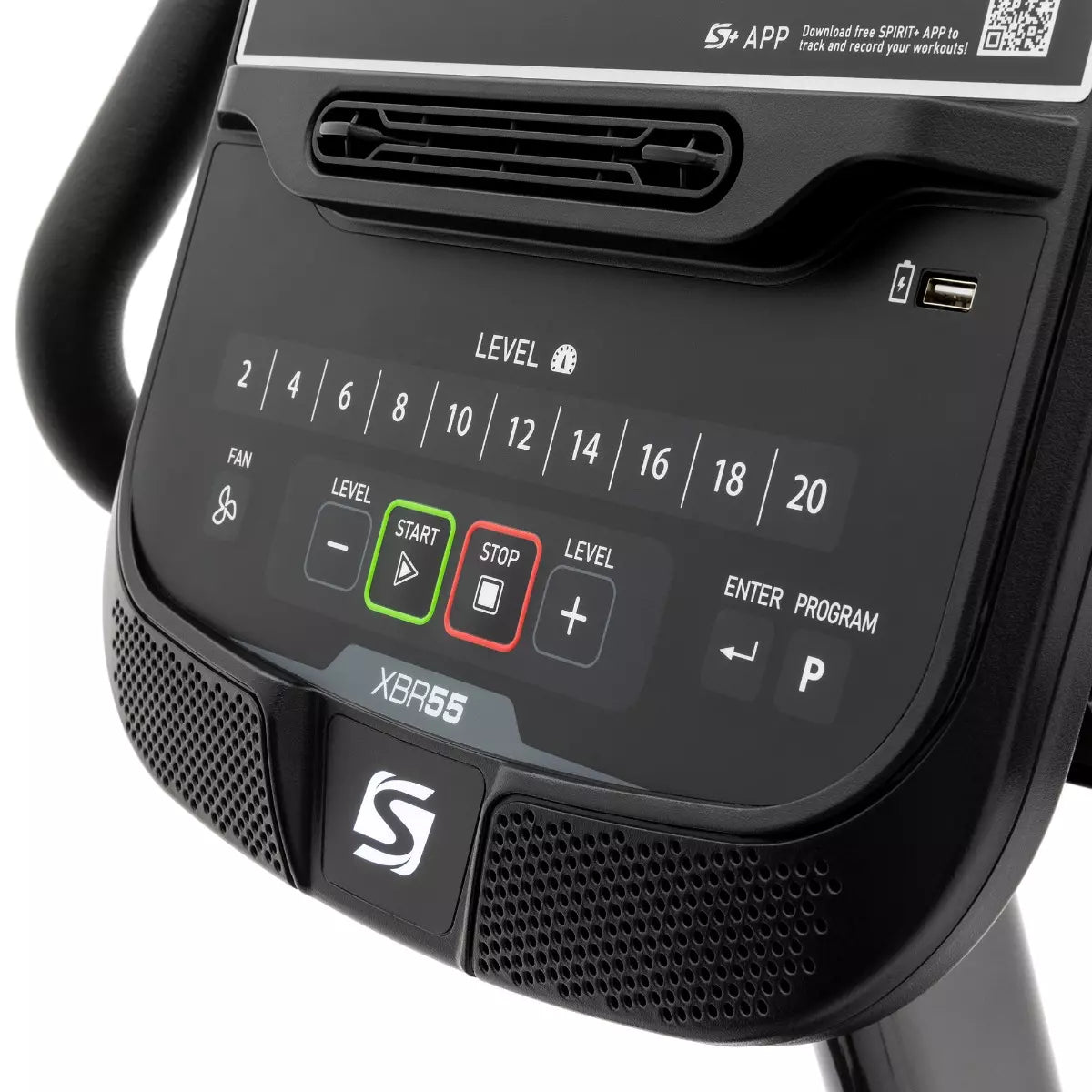 Spirit Fitness XBR55 recumbent bike ligfiets