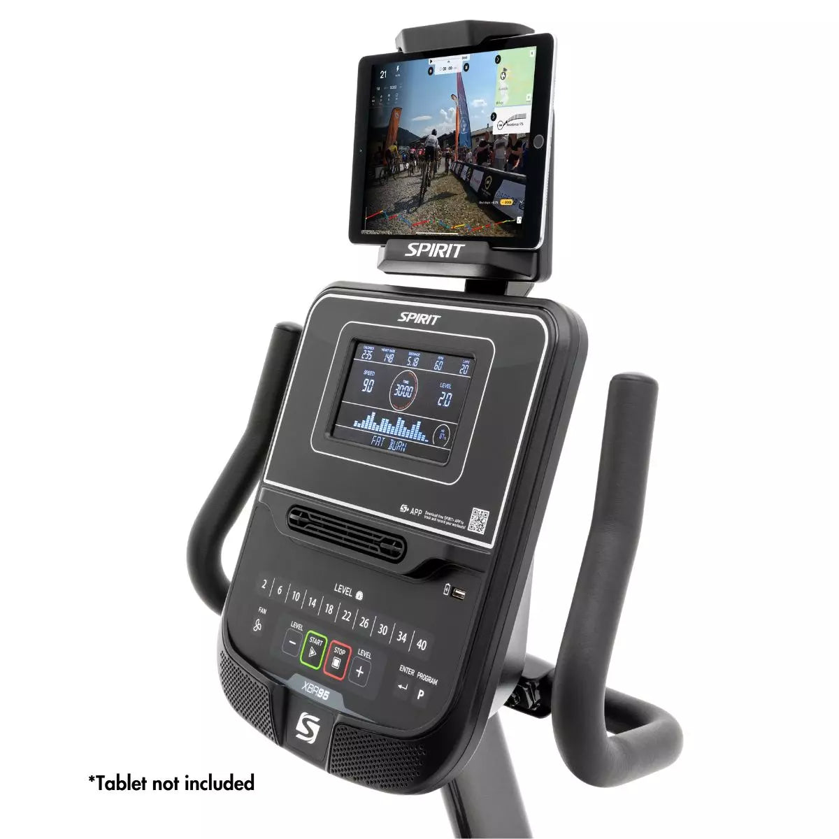 Spirit Fitness XBR95 recumbent bike ligfiets (nieuwste model)