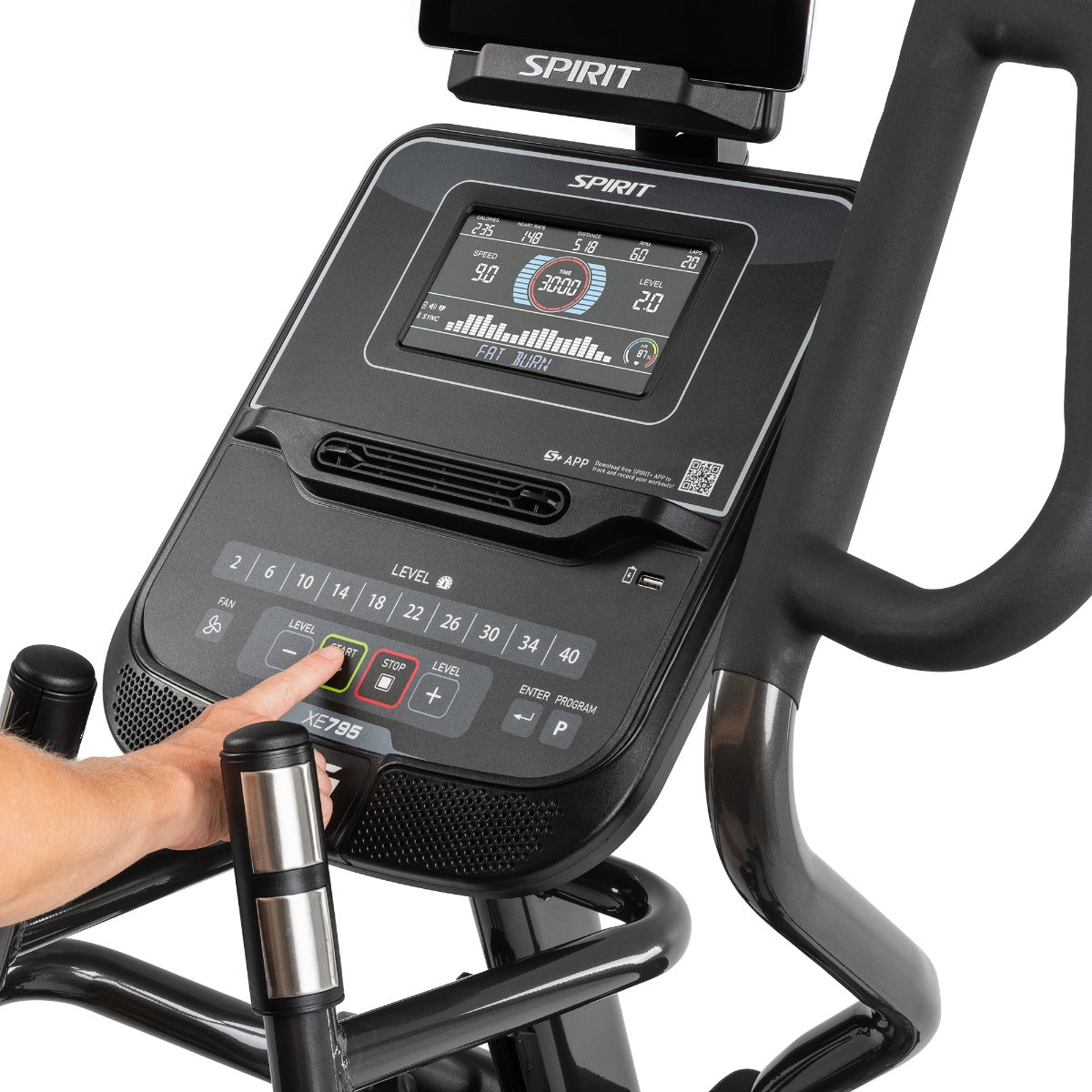 Spirit Fitness XE795 crosstrainer (nieuwste model)