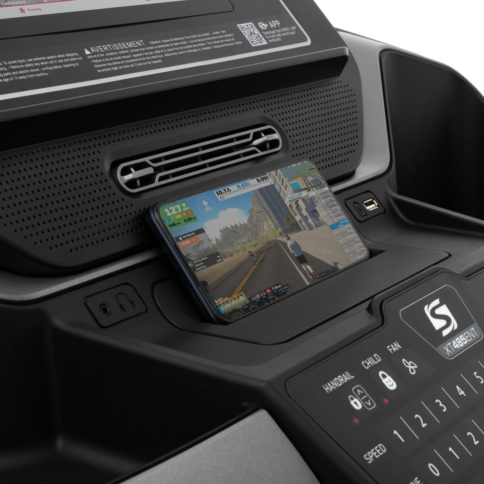 Spirit Fitness XT485ENT loopband met touchscreen entertainment console (nieuwste model)