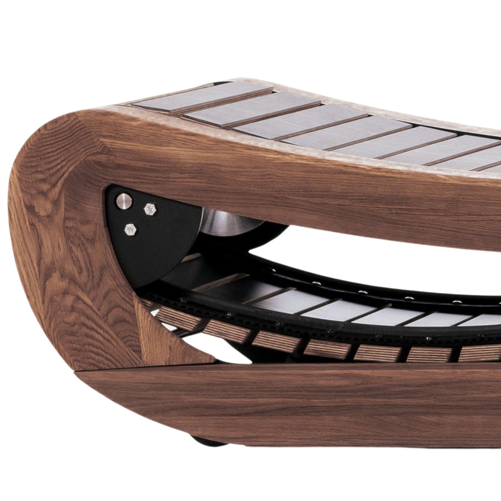 NOHRD SprintBok V2 Vintage Eiken motorloze houten loopband - Gebeitst eikenhout - gratis installatie