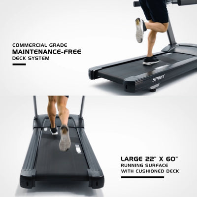 Tapis de course professionnel de luxe Spirit Fitness CT800+ - installation gratuite