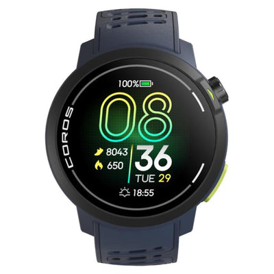 Coros PACE Pro Bleu / Marine - Montre GPS de sport et d'aventure