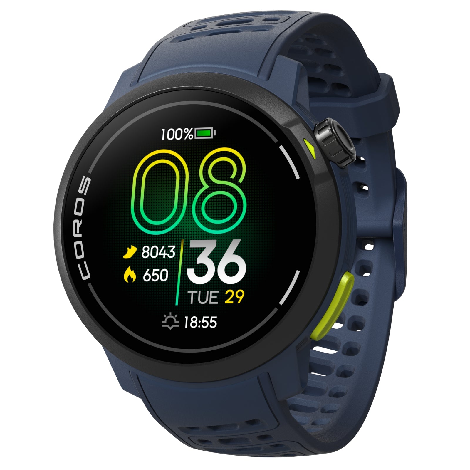 Coros PACE Pro Blauw / Navy - GPS sport- & adventure horloge
