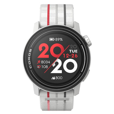 Coros PACE 3 Nylon White - GPS Sport- & Adventure Horloge