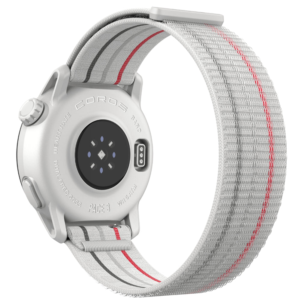 Coros PACE 3 Nylon White - GPS Sport- & Adventure Horloge
