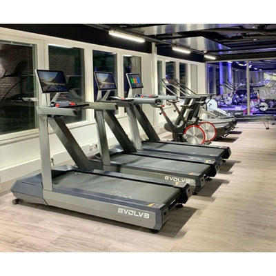 Evolve Fitness CT-215X-BL professionele loopband - touchscreen entertainment console