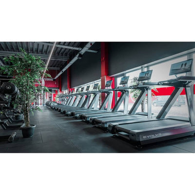 Evolve Fitness CT-215X-BL professionele loopband - touchscreen entertainment console