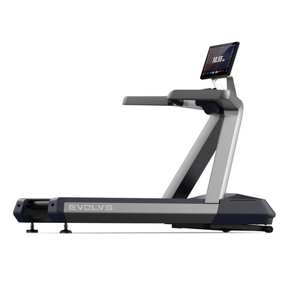 Evolve Fitness CT-215X-GR professionele loopband - grijs - met XL 21,5" 2K touchscreen entertainment console