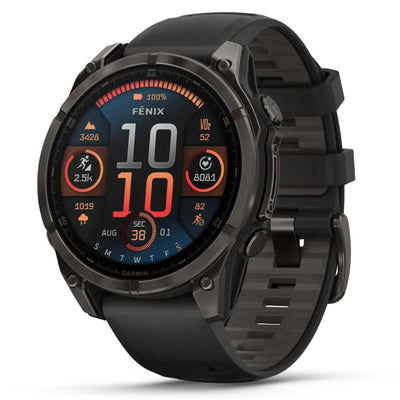 Garmin Fenix 8 Sapphire - Montre connectée multisport haut de gamme AMOLED