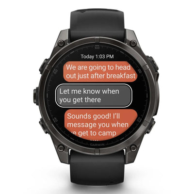 Garmin Fenix 8 Sapphire - Montre connectée multisport haut de gamme AMOLED