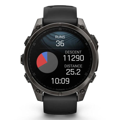 Garmin Fenix 8 Sapphire - Montre connectée multisport haut de gamme AMOLED
