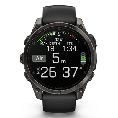 Garmin Fenix 8 Sapphire - Montre connectée multisport haut de gamme AMOLED