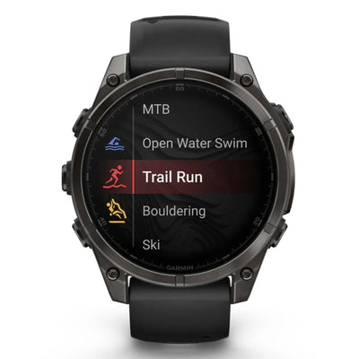 Garmin Fenix 8 Sapphire - Montre connectée multisport haut de gamme AMOLED