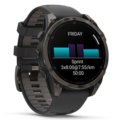 Garmin Fenix 8 Sapphire - Montre connectée multisport haut de gamme AMOLED
