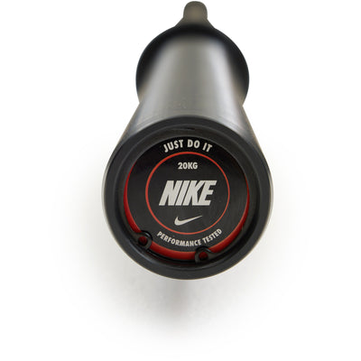 Nike Strength Coated Premium Barbell - 20 kg / Zwart "Just Do It"