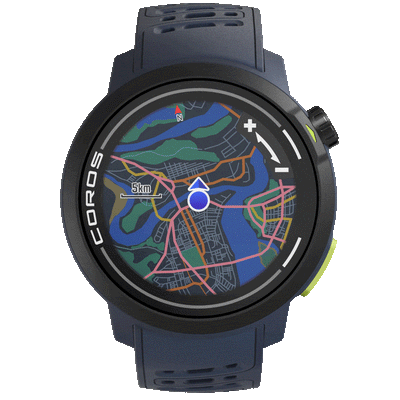 Coros PACE Pro Bleu / Marine - Montre GPS de sport et d'aventure