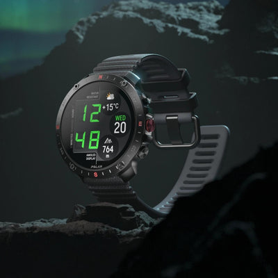 Polar Grit X2 Pro Night Black Premium Montre multisport S-L - Noir