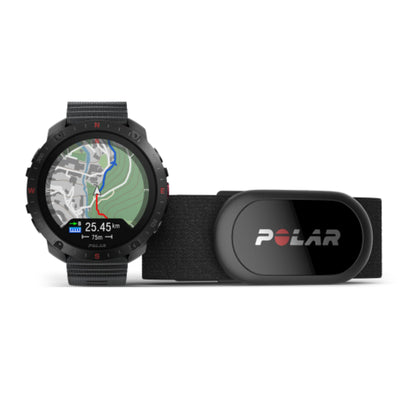 Polar Grit X2 Pro Night Black Premium Montre multisport S-L - Noir