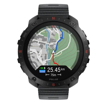Polar Grit X2 Pro Night Black Premium Montre multisport S-L - Noir