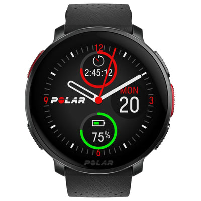Polar Vantage V3 Night Black Premium Multisporthorloge S-L - Zwart